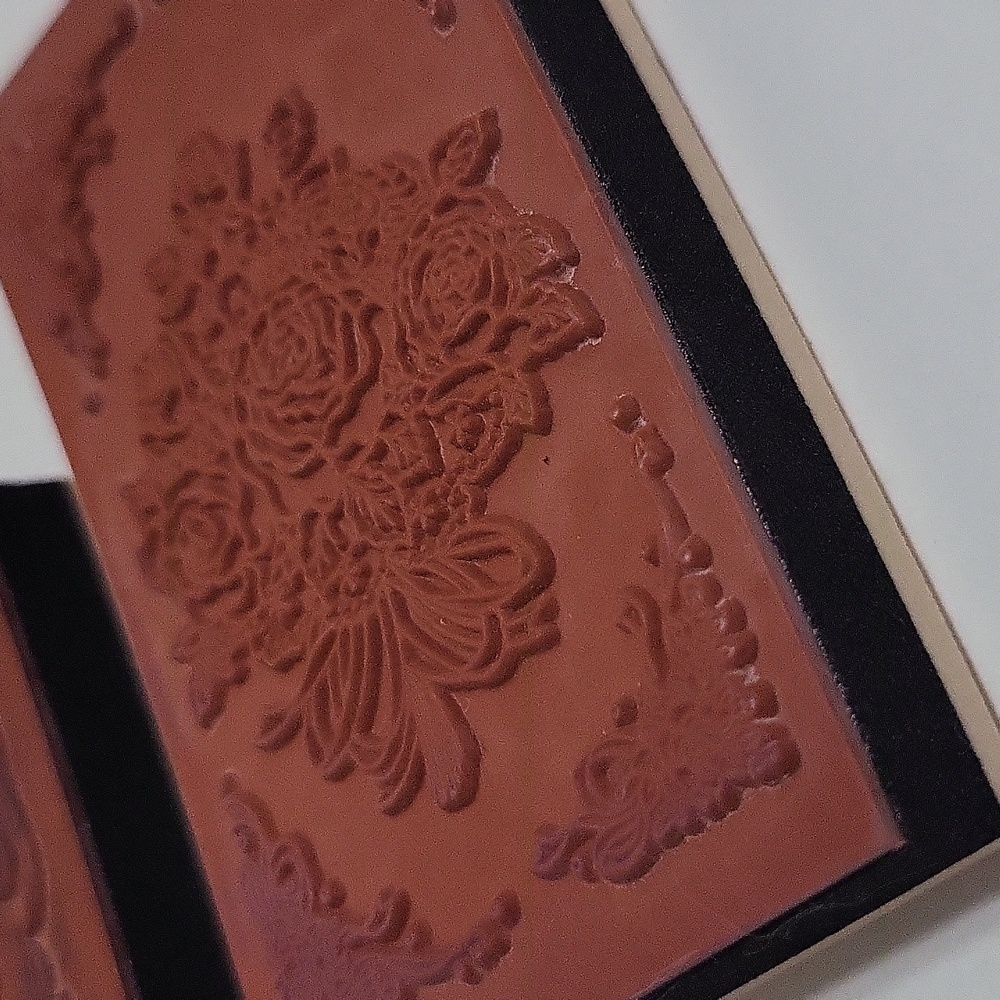 Set of 2 floral rubber stamps - Picture 2 of 6